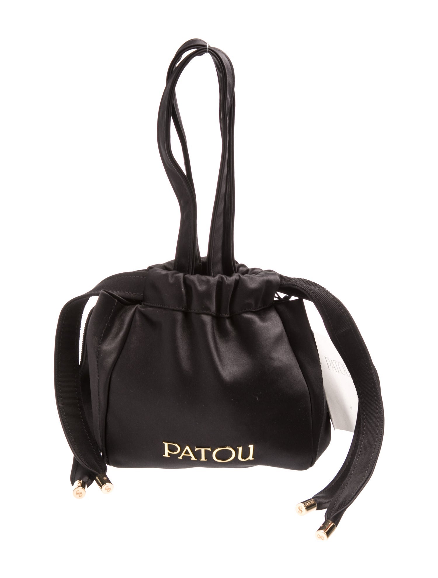 Patou Satin Shoulder Bag